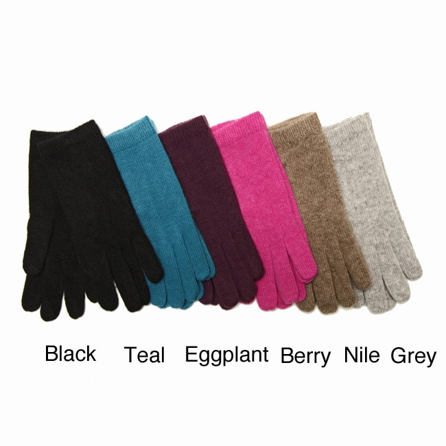 Portolano Womens 10 inch Cashmere Gloves