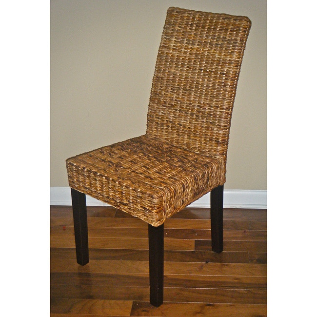 Casco Bay Black Wicker Dining Chair  