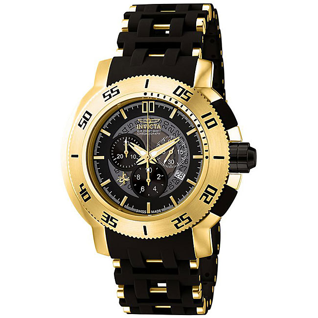 Invicta Mens Sea Spider Two tone Chronograph Watch