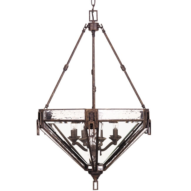 Labyrinth 8 light Foyer Pendant Light Fixture  