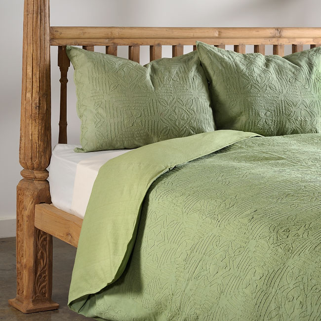Sage Green Duvet Covers The Duvets Handmade Cotton Sage Jodphur 3 Piece Duvet Cover Set India