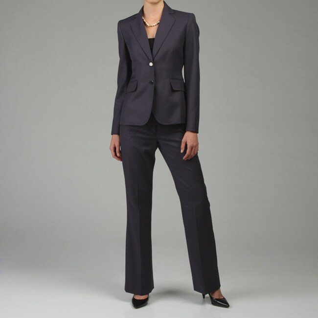 Anne Klein Women's Indigo 2-button Pant Suit - Free Shipping Today ...