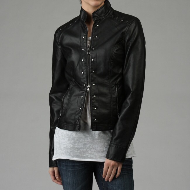 Kenneth Cole Reaction Women's Studded Zip-front Jacket - 12623073 ...