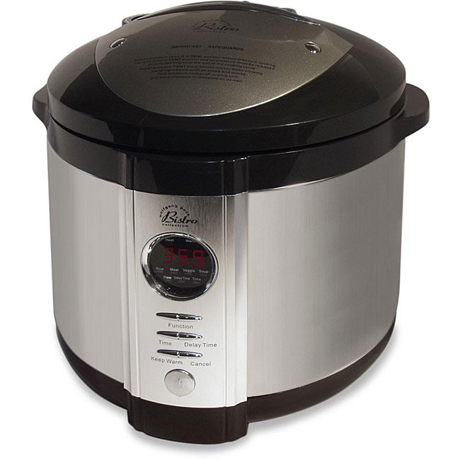 Shop Wolfgang Puck Electric 5quart Black Pressure Cooker with WP