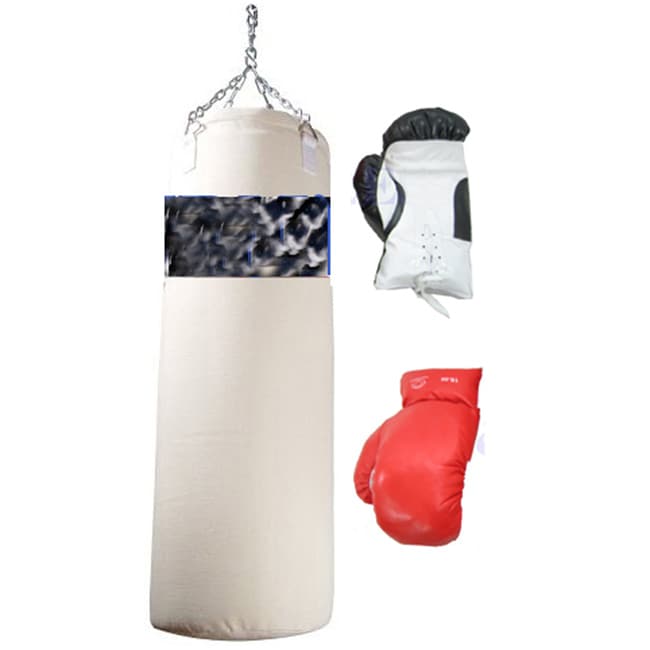 Pro Boxing Set of 2 Pairs Gloves with Punching Bag Compare 