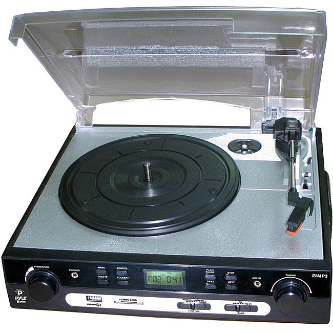 Pyle PLTTB9U USB Card Encoding Turntable  