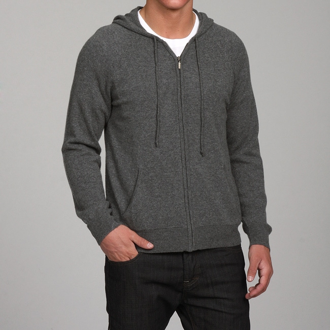 CH Classics Men's 100 Cashmere Hoodie - Overstock Shopping - Big ...
