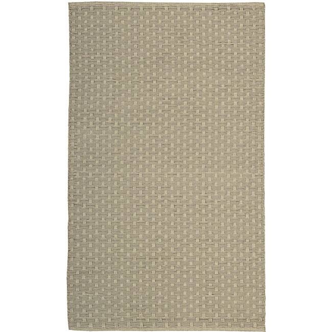 Nourison Hand-tufted Great Outdoor Natural Wool Rug (3' x 5') - 5'3" x 7'3"