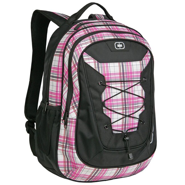 Ogio 'Shaman' Pink Plaid Utility Laptop Backpack Free Shipping On Orders Over 45 Overstock