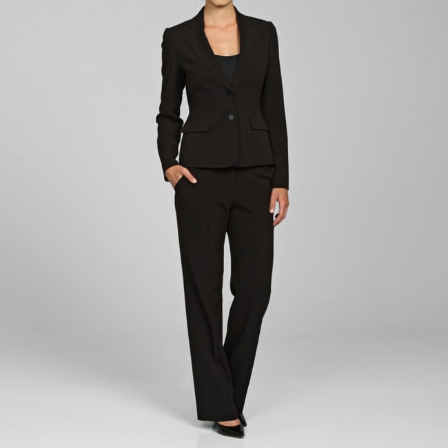 Calvin Klein Women's 2-piece Stretch Pant Suit - 12651831 - Overstock ...