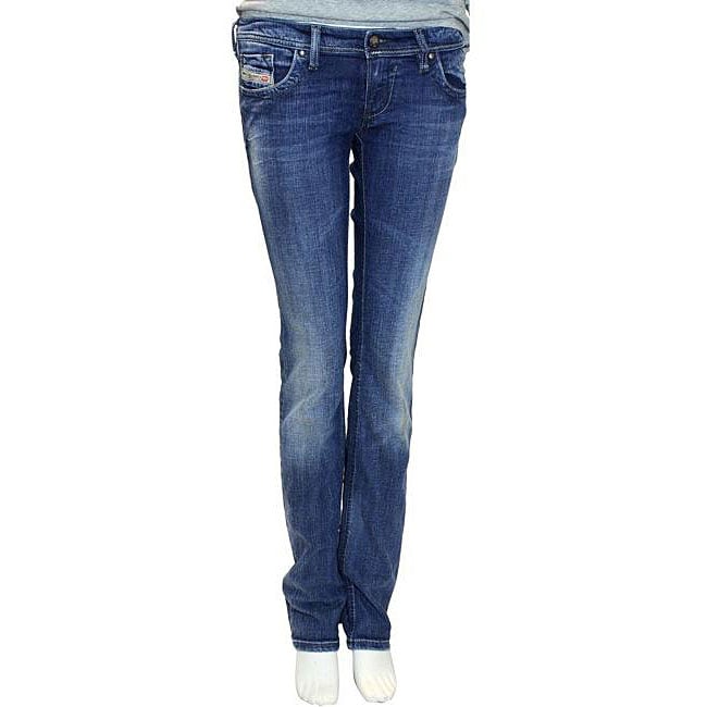 Diesel Women's 'Lowky 8JQ' Straight Leg Jeans - Overstock™ Shopping ...