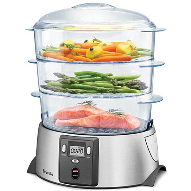 Shop Breville BFS600XL RF Health Smart Steamer (Refurbished) Free Shipping Today Overstock