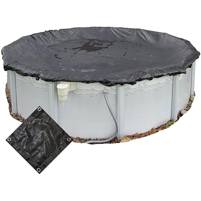 Rugged 24-foot Round Above-ground Mesh Pool Cover - Free Shipping Today ...