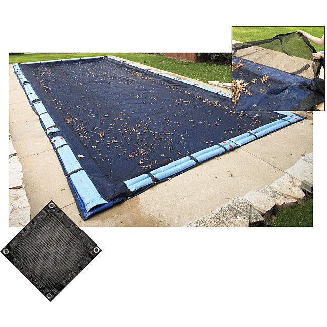 Rectangular 25 x 45 In ground Pool Leaf Net  