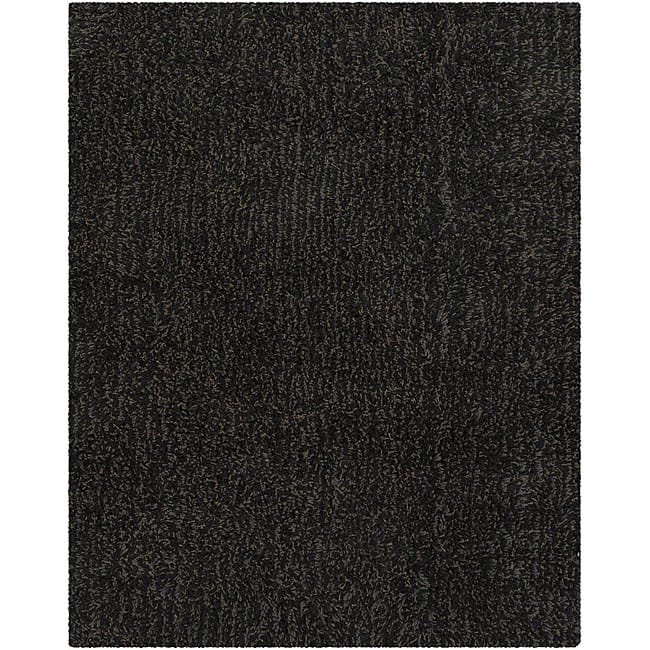 Hand-woven Mandara New Zealand Wool Shag Rug (8' x 10')
