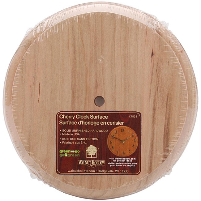 Walnut Hollow Solid Cherry Wood 7-inch Round Plaque - Free ...