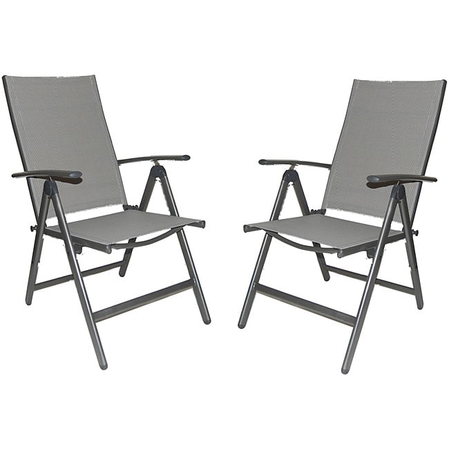 Deluxe Reclining High Back Patio Chairs (Set of 2)  