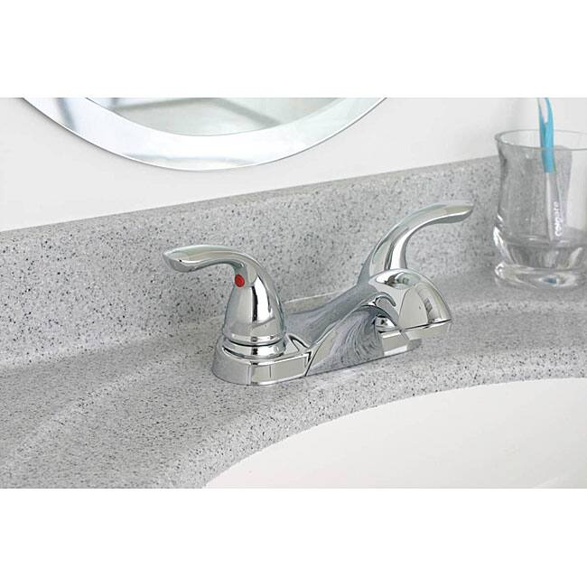 DeNovo Premier Double-handle Chrome Bathroom Faucet