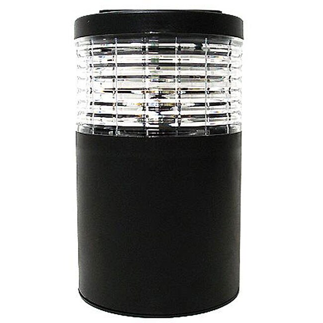 Shop Solar Powered Cylinder LED Fence Post Lights (Set of 6) Free