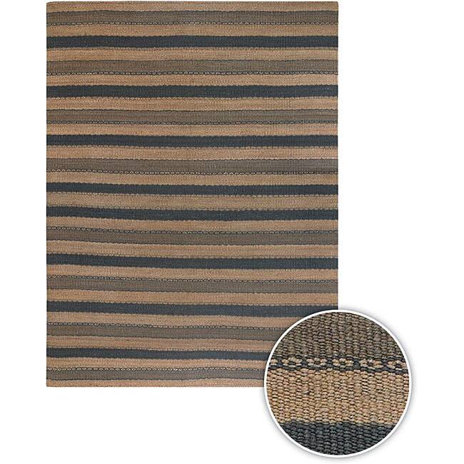 Hand-woven Mandara Jute Rug (3'6 x 5'6)