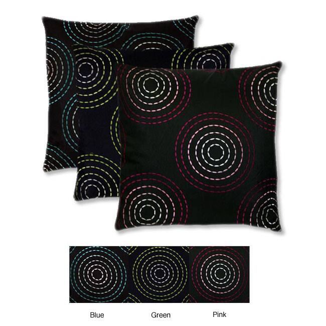 Ring Embroidered Decorative Pillows (Set of 2)