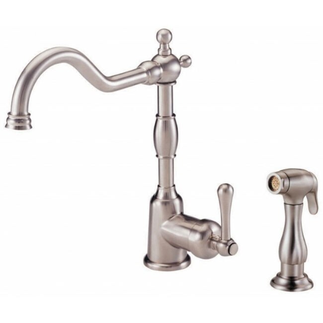 Danze Opulence Single handle Stainless Steel Kitchen Faucet with Spray