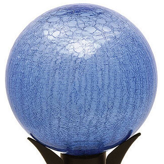 Achla Designs Decorative Reflecting Glass Gazing Globe, 10 Inch Diameter, Lapis Blue