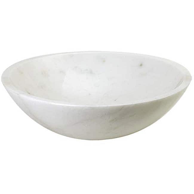 DreamLine China Bianco Marble Vessel Sink