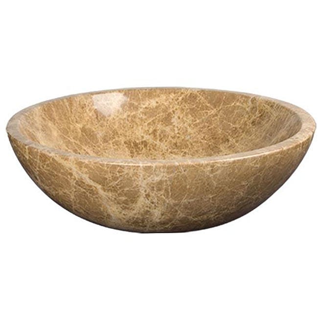 DreamLine Emperador Light Marble Vessel Sink