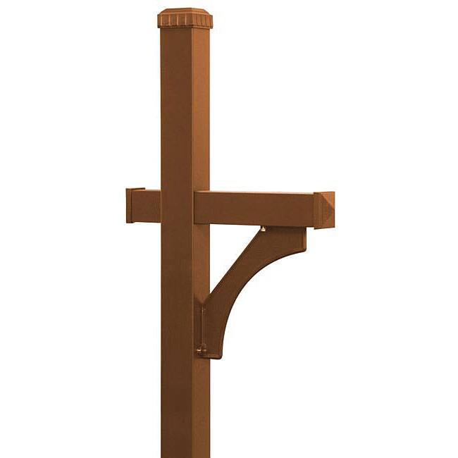 Salsbury In-ground Deluxe Copper-finish Mailbox Post