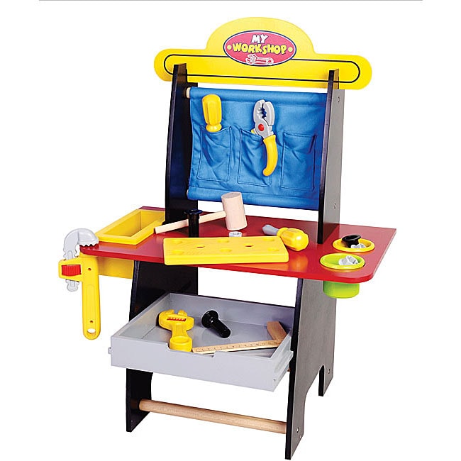 My Workshop Wooden Tool Bench Playset  