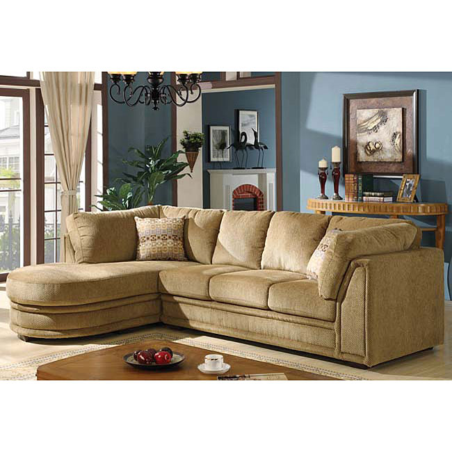 Kimberly Chenille Sectional Sofa  