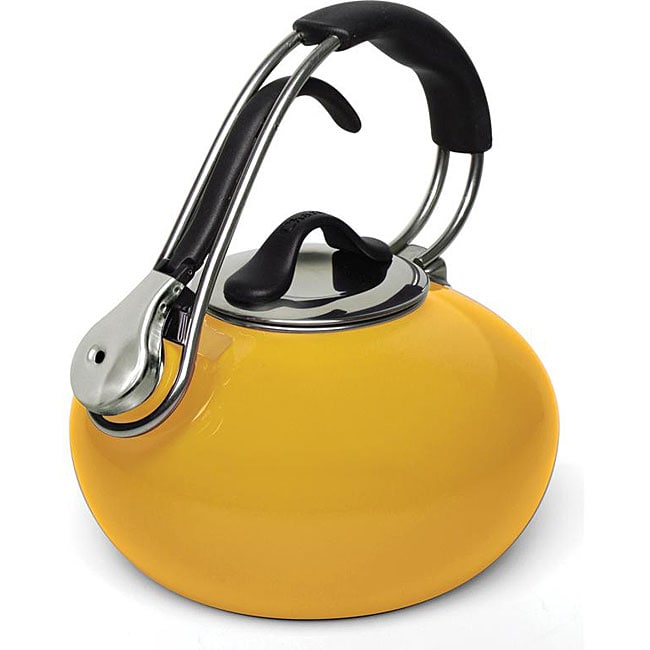 Chantal Golden Yellow 'Livestrong' 1.8quart Enamel Loop Teakettle Free Shipping Today