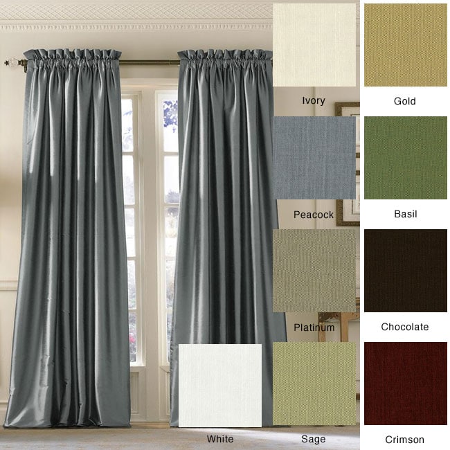 Empress Silk 95-inch Curtain Panel