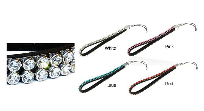 Rhinestone Diamond Cell Phone/ Purse Lanyard Chain Strap   