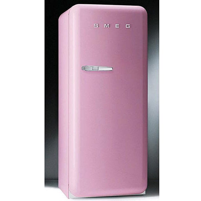Smeg Fab 9.22 cubic foot Pink 50s Style Refrigerator