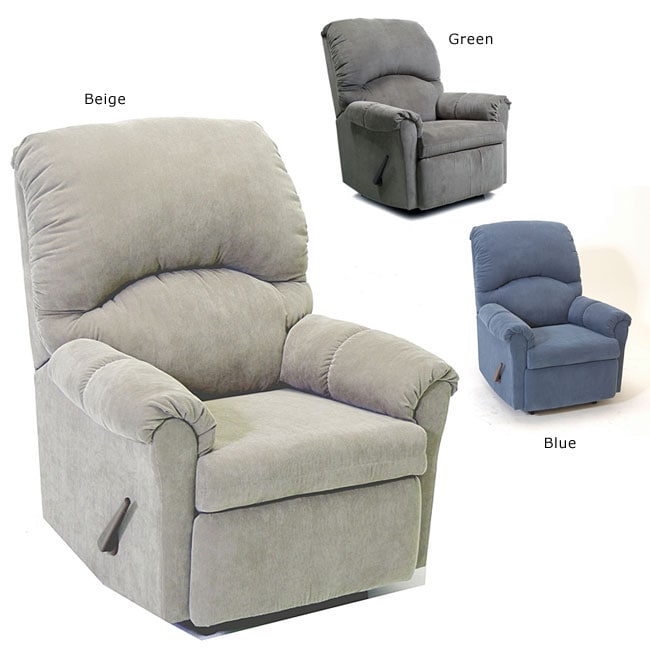 Franklin Pin cord Suede Rocker Recliner