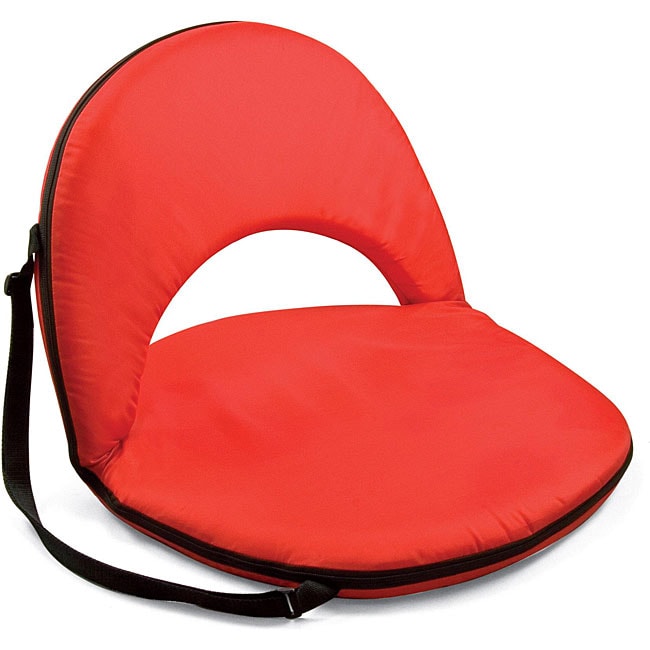 Picnic Time Oniva Portable Red Recreation Recliner