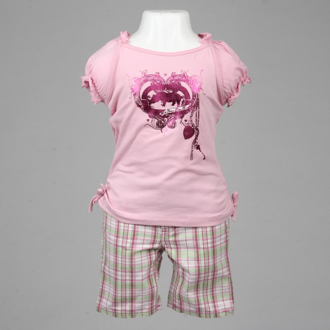 Ecko Girls T shirt and Short Set  