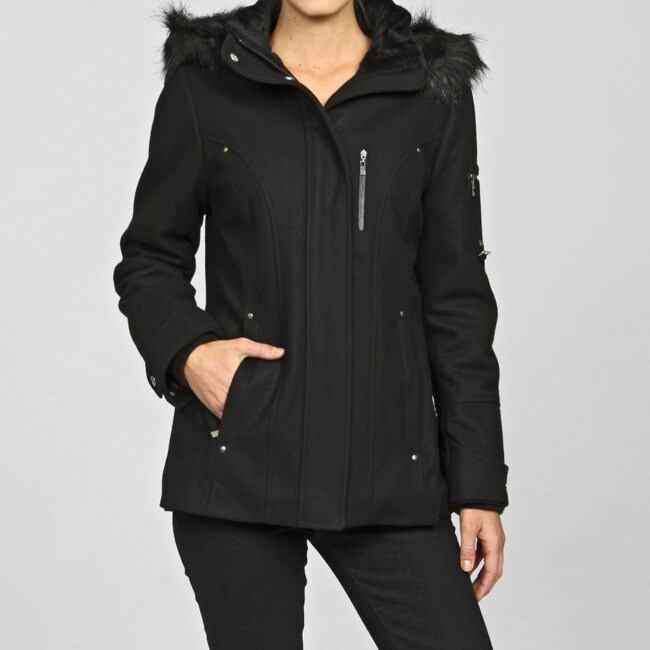 london fog women's coats & jackets with hood