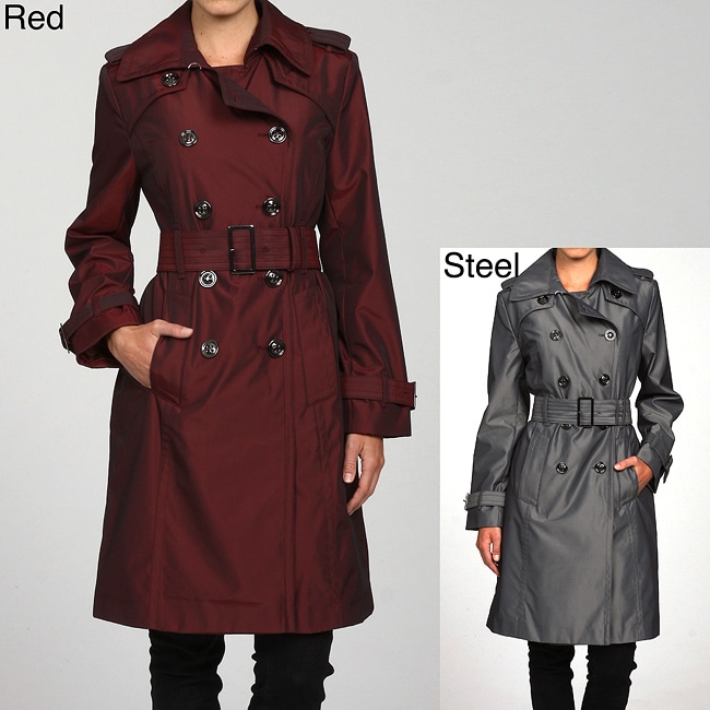 London Fog Women's Belted Trench Coat - 12747282 - Overstock.com ...