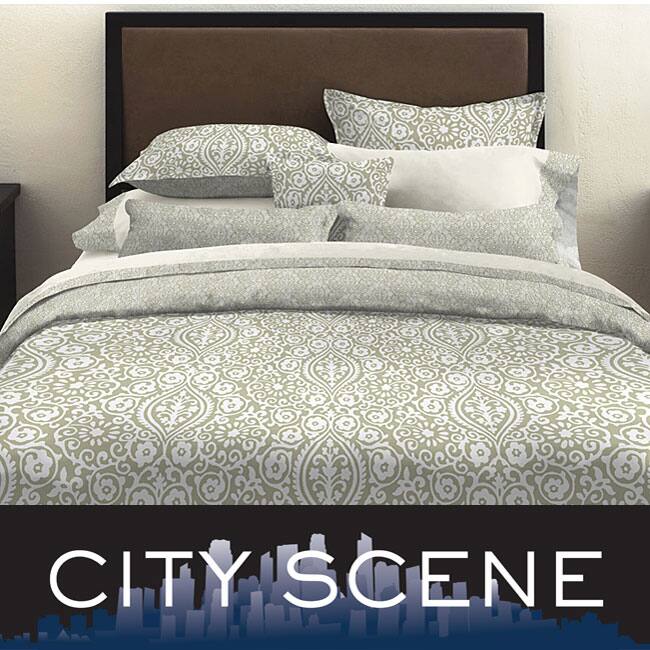 City Scene Henna 7-piece Bed in a Bag with Sheet Set