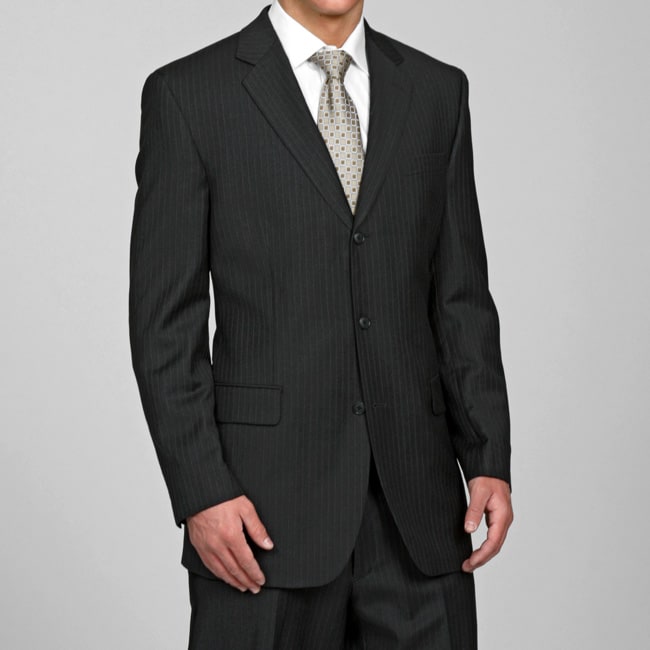 calvin klein charcoal slim fit suit