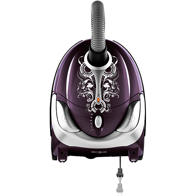 Dirt Devil SD30040PU Purple Ivy Tattoo Canister Vacuum Free Shipping