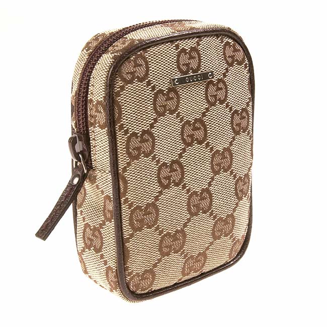 Gucci Canvas Cigarette Case  