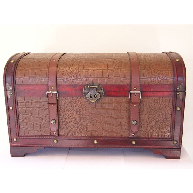 Louis Philippe Decorative Wooden Trunk  ™ Shopping   Great