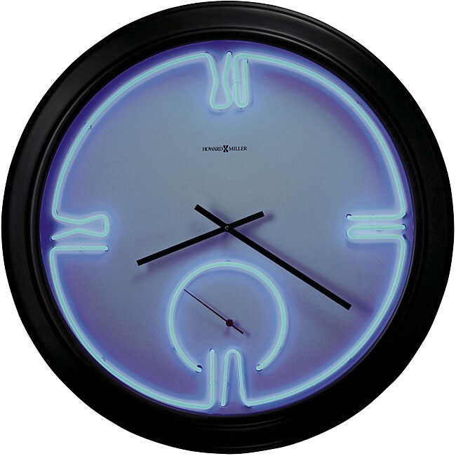 Howard Miller 32inch Gallery Neon Wall Clock Free Shipping Today 12913290