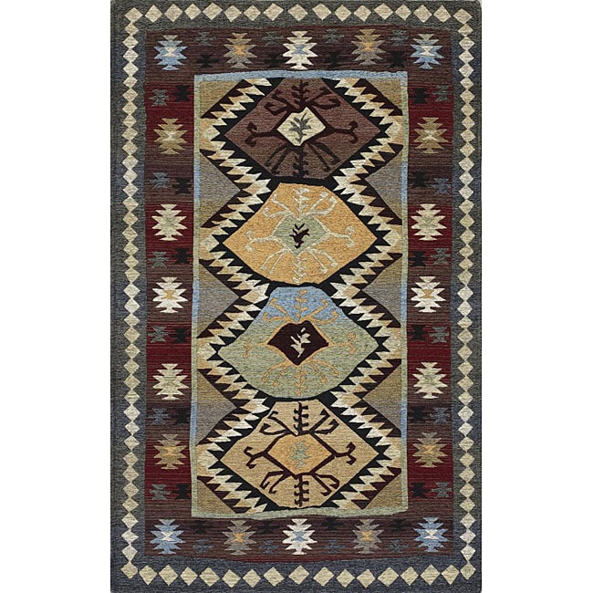 Tuscany Southwestern Multi color Rug (910 x 137)