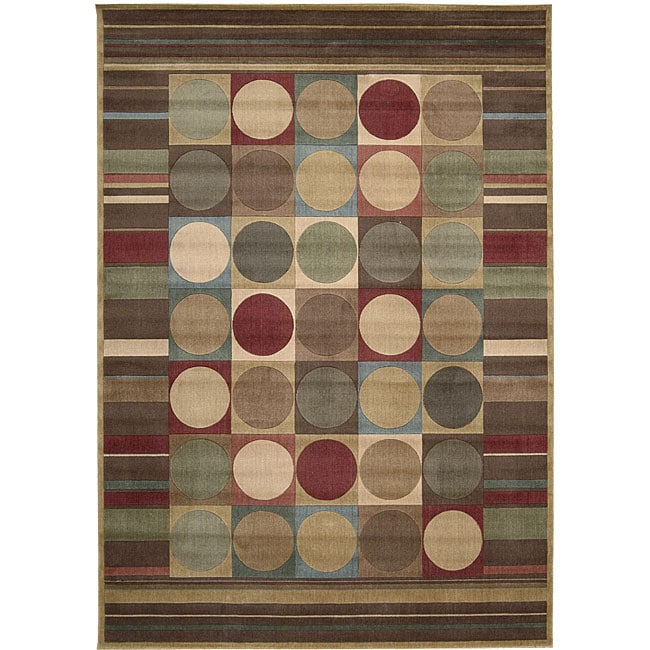 Nourison Summerfield Beige Geometric Rug (23 X 8)