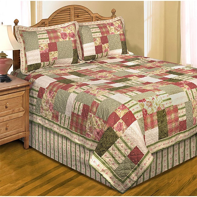 Sadies Square Cotton Patchwork Quilt